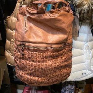 Langelotti Italian leather cross body bag